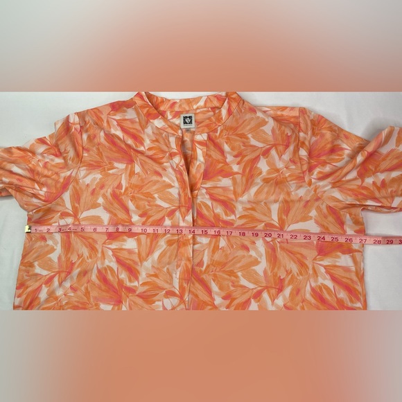 Anne Klein Long Tunic Dress Orange Size XXL - Picture 7 of 8